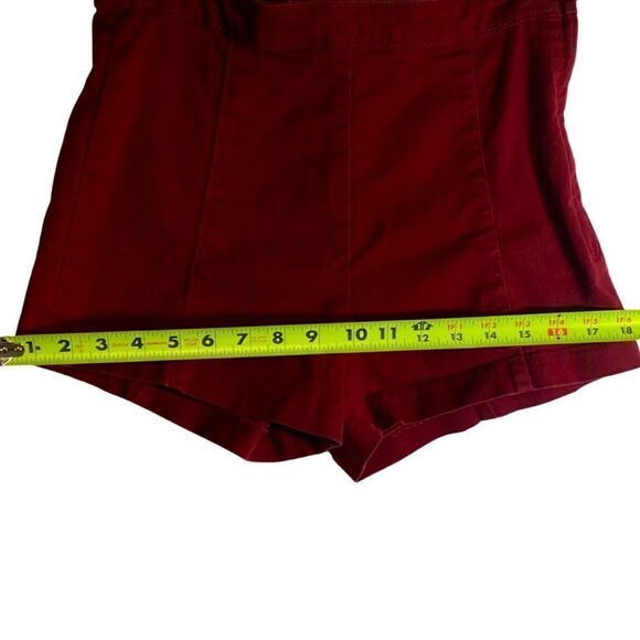 *H&M* Burgundy Jean Shorts - Picture 3 of 4